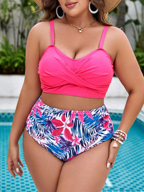 Biquíni Cintura Alta Alças Finas Marta - Plus Size