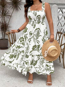 Vestido Boho Floral Maia – Conforto e Estilo em Plus Size