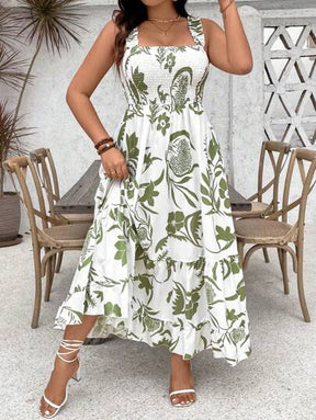 Vestido Boho Floral Maia – Conforto e Estilo em Plus Size