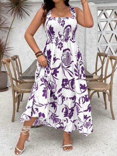 Vestido Boho Floral Maia – Conforto e Estilo em Plus Size