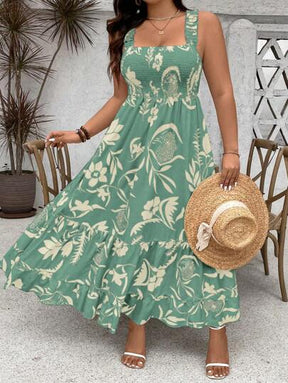 Vestido Boho Floral Maia – Conforto e Estilo em Plus Size