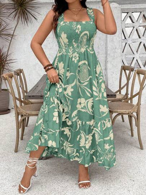 Vestido Boho Floral Maia – Conforto e Estilo em Plus Size